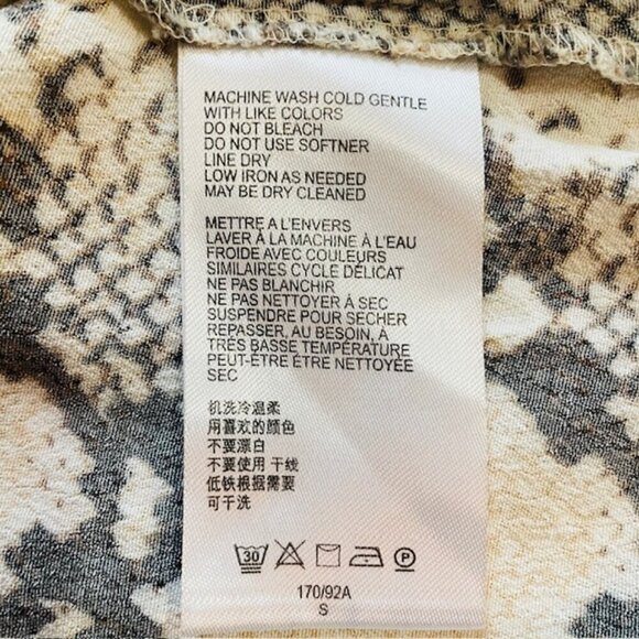 MAEVE by Anthropologie Juno Snakeskin Print Dress - Size Small - Picture 8 of 8